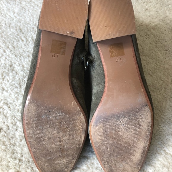 Madewell green suede boots - Picture 3 of 4